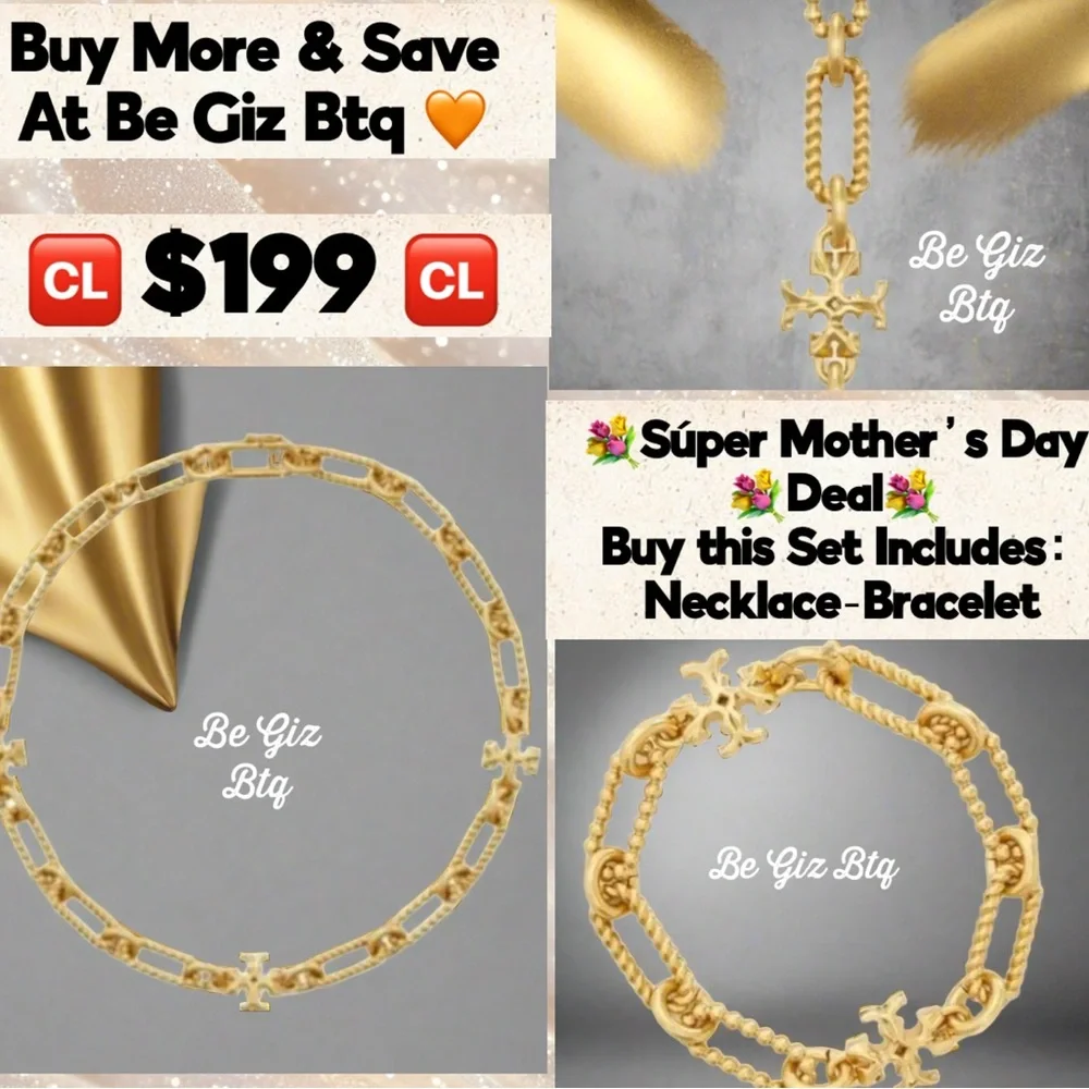 💢SOLD OUT💢 Tory Burch Jewelry Set Necklace & Earrings